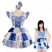 AKB48 「東京ドームコンサート」 「ギンガムチェック」 演出服 ライブ衣装 コスプレ衣装 アイドル衣装(送料無料)