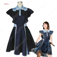 乃木坂46 12thシングル 太陽ノック 演出服 ライブ衣装 コスプレ衣装 制服 メイド服(202×202)