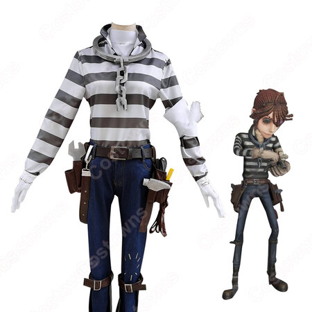 アイデンティティv 囚人 ルカ バルサー コスプレ衣装 Identityv 第五人格 Cosplay 初期衣装 スキン Costowns