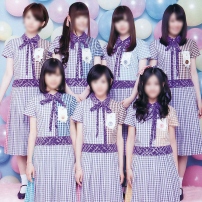 乃木坂46 1ST シングル 「ぐるぐるカーテン」 演出服 ライブ衣装 コスプレ衣装 制服 衣装(202×202)