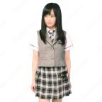NMB48 「絶滅黒髪少女」 MV演出服 ライブ衣装 コスプレ衣装 アイドル衣装 制服