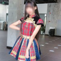 AKB48 Team SH 「ChinaJoy2020」 演出服 ライブ衣装 コスプレ衣装 アイドル衣装 ステージ衣装 チェック柄(AKB48、BNK48)