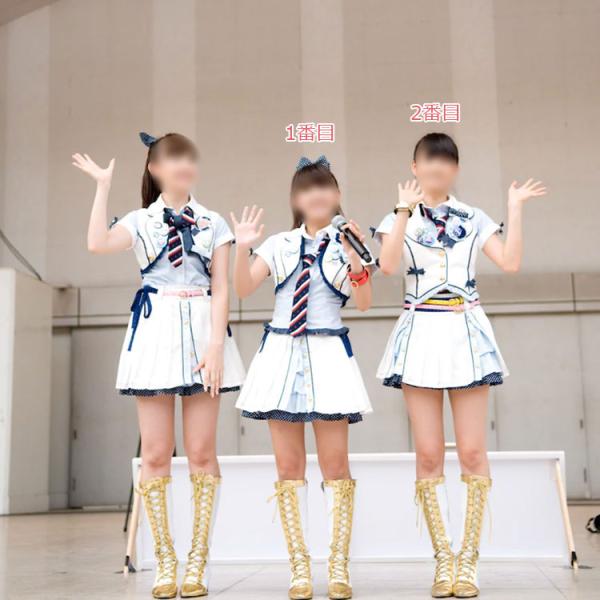AKB48 16TH シングル 「ポニテールとシュシュ」 演出服 ライブ衣装 コスプレ衣装 アイドル衣装 制服 オーダメイド可元の画像