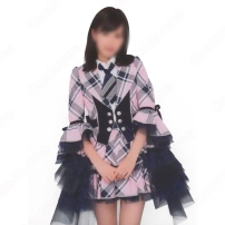 前田敦子 「AKB48 in TOKYO DOME ～1830mの夢～」 「PARTYが始まるよ」 生写真 演出服 ライブ衣装 コスプレ衣装 アイドル衣装 ピンクチェック柄衣装(202×202)