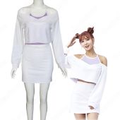 TWICE（トゥワイス） モモ ひらい もも 衣装 通販 「TT」 ステージ服 MVダンス服 アイドル制服(送料無料)