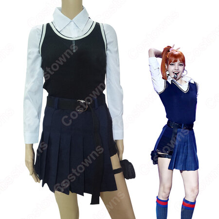 リサ ラリサ マノバン Blackpink ブルピン 衣装 通販 As If It S Your Last Mvダンス服 ステージ服 アイドル制服 Costowns