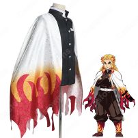 煉獄杏寿郎 (れんごくきょうじゅろう) 羽織 コスプレ衣装 『鬼滅の刃』の登場人物の仮装 コスチューム(鬼滅の刃 コスプレ衣装)