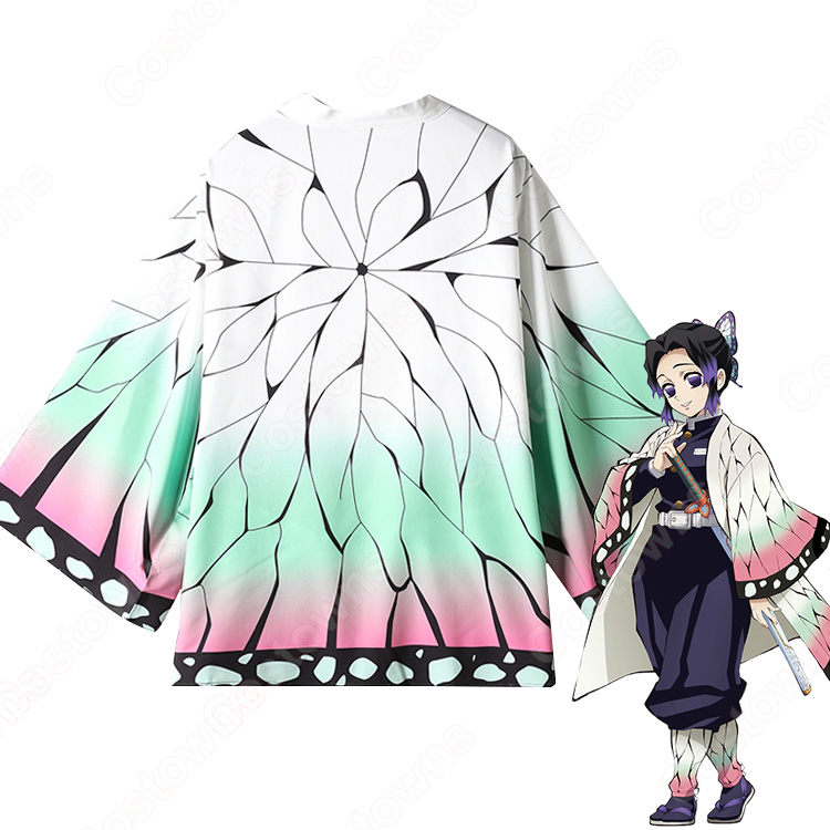 胡蝶しのぶ 羽織 コスプレ衣装の通販 鬼滅の刃 仮装 コスチューム 蟲柱