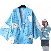 鱗滝左近次 (うろこだきさこんじ) 羽織 コスプレ衣装 『鬼滅の刃』の登場人物の仮装 コスチューム(鬼滅の刃 コスプレ衣装)