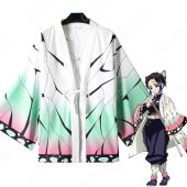 胡蝶しのぶ (こちょうしのぶ) 羽織 コスプレ衣装 『鬼滅の刃』の登場人物の仮装 コスチューム 蟲柱 鬼殺隊(送料無料)