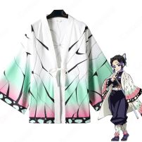 胡蝶しのぶ (こちょうしのぶ) 羽織 コスプレ衣装 『鬼滅の刃』の登場人物の仮装 コスチューム 蟲柱 鬼殺隊(鬼滅の刃 コスプレ衣装)