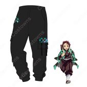 『鬼滅の刃』風 カーゴパンツ 竈門炭治郎 嘴平伊之助 我妻善逸 竈門禰豆子 4種可選(アニメ・ゲームグッズでおすすめの商品)