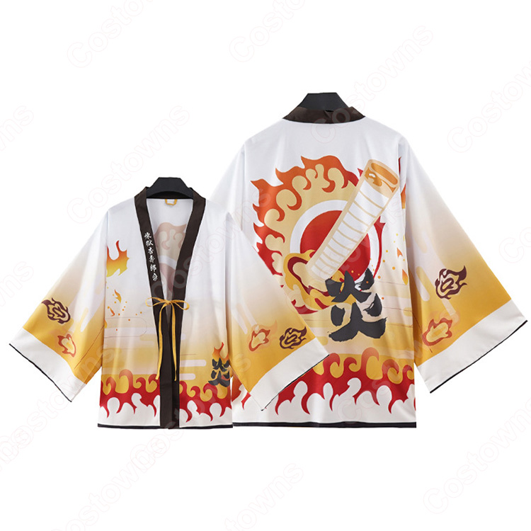 鬼殺隊の隊士・炎柱 煉獄杏寿郎 羽織 コスプレ衣装の通販 鬼滅の刃