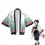 胡蝶しのぶ (こちょうしのぶ) 羽織 フリーサイズ、大人用、子供用 3サイズ コスプレ衣装 『鬼滅の刃』の登場人物の仮装 コスチューム