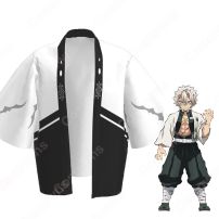 鬼殺隊の隊士・風柱 不死川実弥 (しなずかわさねみ) 羽織 フリーサイズ、大人用、子供用 2サイズ コスプレ衣装 『鬼滅の刃』の登場人物の仮装 コスチューム(鬼滅の刃 コスプレ衣装)