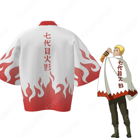七代目火影 羽織 着物 マント コスプレ衣装の通販 Naruto ナルト 仮装 コスチューム Costowns