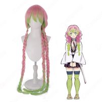 甘露寺蜜璃 (かんろじみつり) 子供用 コスプレウィッグ 『鬼滅の刃』の登場人物のかつら(コスプレウィッグ)