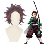 竈門炭治郎 (かまどたんじろう) 子供用 コスプレウィッグ 『鬼滅の刃』の登場人物のかつら
