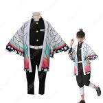 胡蝶しのぶ (こちょうしのぶ) 鬼殺隊隊服 子供用 コスプレ衣装 『鬼滅の刃』の登場人物の変装 仮装 コスチューム