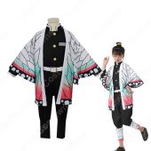 胡蝶しのぶ (こちょうしのぶ) 鬼殺隊隊服 子供用 コスプレ衣装 『鬼滅の刃』の登場人物の変装 仮装 コスチューム(送料無料)