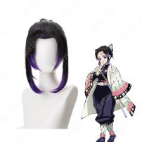 胡蝶しのぶ (こちょうしのぶ) 子供用 コスプレウィッグ 『鬼滅の刃』の登場人物のかつら(コスプレウィッグ)