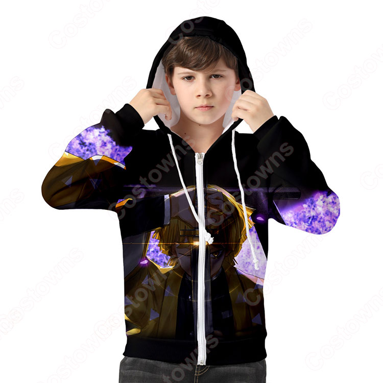 鬼滅の刃のキッズ（子供服）パーカー 長袖 ウェア スウェット ラウンジ
