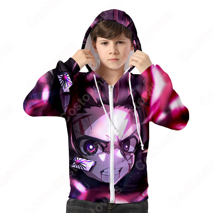 鬼滅の刃のキッズ（子供服）パーカー 長袖 ウェア スウェット ラウンジ