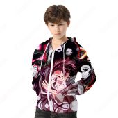 鬼滅の刃のキッズ（子供服）パーカー 長袖 ウェア スウェット ラウンジウェア 『鬼滅の刃』の登場人物のパーカー(アニメ・ゲームグッズでおすすめの商品)