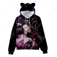 鬼滅の刃 猫耳 パーカー 子供服 長袖 キッズ スウェット アニメ プリント 春秋冬服 誕生日 プレゼント イベント 衣装(202×202)