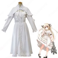 春日野 穹（かすがの そら） コスプレ衣装 『縁の空（ヨスガノソラ）』お姫様 ワンピース Lolita服 仮装(ヨスガノソラ コスプレ衣装)