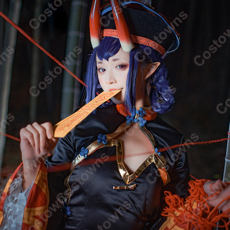酒呑童子 コスプレウィッグ FGO ゾンビ娘 かつら ウィッグネット付