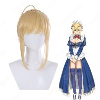 アルトリア Saber コスプレ 高品質耐熱 ウィッグ『Fate/Grand Order』かつら ウィッグネット付 変装用(コスプレウィッグ)