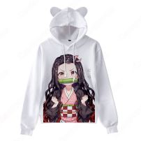 鬼滅の刃 パーカー 子供服 猫耳 フード付き プルオーバー 長袖 キッズ 男の子 女の子 かわいい 柔らかい 衣装 アニメ プリント 誕生日 プレゼント イベント 服 カジュアル 男女兼用 鬼滅の刃 グッズ(服)