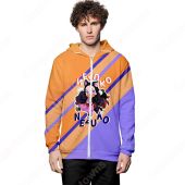 鬼滅の刃 ジップ パーカー 子供服 長袖 スウェット 3d プリント ジャケット 漫画の風 カジュアル 春秋冬服(アニメ・ゲームグッズでおすすめの商品)