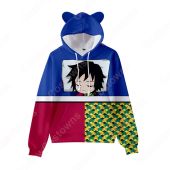鬼滅の刃 パーカー 子供用 長袖 猫耳 カジュアル スウェット セーター ジャケット キッズ おしゃれ カジュアル フーデット トレーナー 柔らかい 誕生日プレゼント(アニメ・ゲームグッズでおすすめの商品)