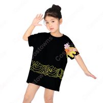 鬼滅の刃 Tシャツ 女の子 ドレス 子供服 キッズ 半袖 夏服 普段着 超かわいい 誕生日 プレゼント 鬼滅の刃 グッズ(服)
