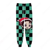 鬼滅の刃 ジョガーパンツ 子供用 大人用 ズボン フィットネス スリムス ウェットパンツ アニメ 漫画 鬼滅の刃 グッズ(服)