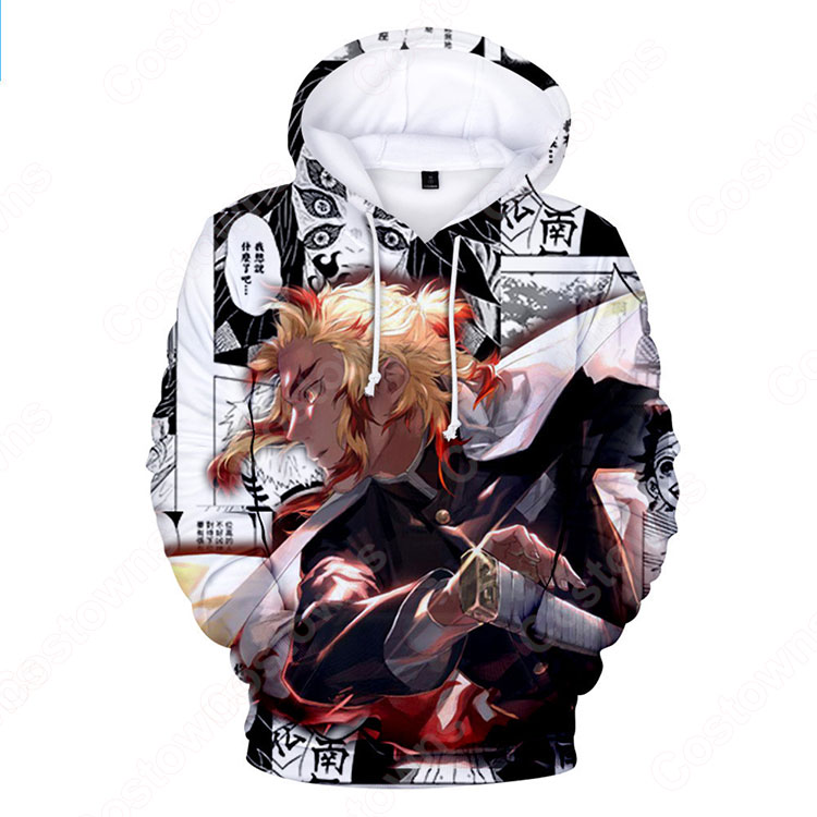 鬼滅の刃 プルオーバー パーカー 長袖 スウェット フード付き 春秋冬服