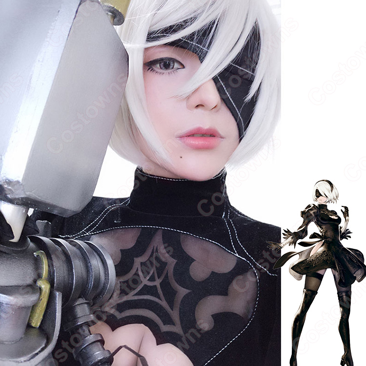 ヨルハ二号B型 コスプレ ウィッグ 通販 ニーアオートマタ かつら