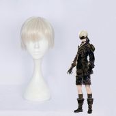 『ニーアオートマタ』ヨルハ九号S型 コスプレ 高品質耐熱 銀色 ウィッグ NieR:Automata 9S 銀髪 かつら ウィッグネット付 変装用(送料無料)
