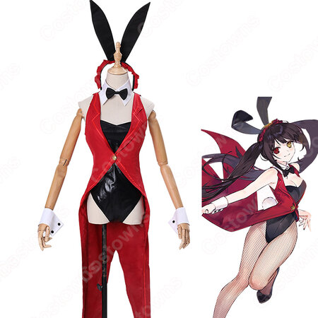 デート ア ライブ時崎狂三 バニーガール コスプレ衣装 通販 仮装 コスチューム Costowns