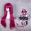 『Fate/Grand Order』 エリザベート·バートリー コスプレ 高品質耐熱 赤紫色 ウィッグ フェイト・グランドオーダーかつら ウィッグネット付 変装用 専用 コスプレウィッグ 1