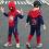 スパイダーマン パーカー ズボン 上下セットコスプレ衣装 キッズ 秋冬 柔らかい お出かけ 人気 スパイダーマン 子供服 服 3