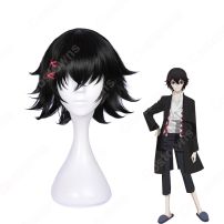 鈴屋什造(スズヤ ジューゾー/レイ) コスプレ 高品質耐熱 ウィッグ『東京喰種』黒 かつら ウィッグネット付 変装用(コスプレウィッグ)