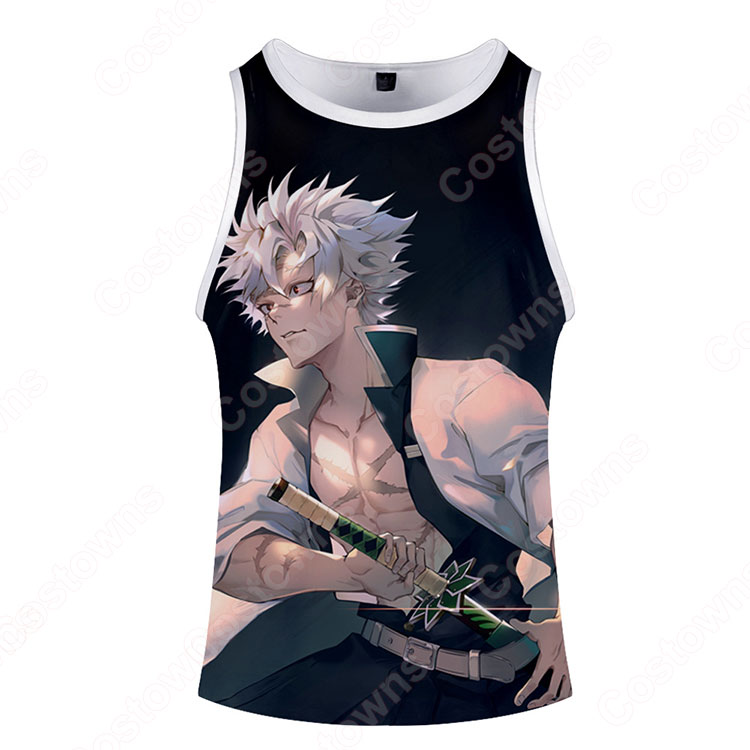 鬼滅の刃』キャラクター イメージ 3Dプリント タンクトップ プリント