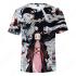 『鬼滅の刃』グッズ Tシャツ アニメ プリント 半袖 かわいい 柔らかい uネック 記念シャツ 男女兼用 COT-A001078-V
