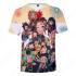『鬼滅の刃』グッズ Tシャツ アニメ プリント 半袖 かわいい 柔らかい uネック 記念シャツ 男女兼用 COT-A001078-H