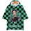 『鬼滅の刃』グッズ Tシャツ フード付き カジュアル スウェット アニメ プリント 半袖 uネック 記念シャツ ハロウィーンシャツ 半袖 豊富な花柄 おおきいサイズ 夏服 おしゃれ イベント 衣装 男女兼用 服 0