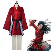 2020 ディズニーの実写版映画『ムーラン／Mulan』に登場する「ムーラン」の大人用・子供用 コスプレ衣装