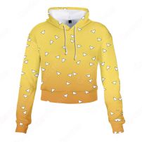 鬼滅の刃 ショート丈 パーカー へそ出し フーディー ショートトップス ストリート フード付 長袖 シャツ ヒップホップ カジュアル おしゃれ トップス(服)